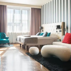 Отель Scandic Paasi 4* Улучшенный номер с различными типами кроватей фото 6