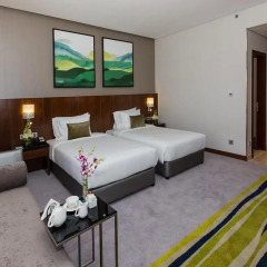 Отель Flora Al Barsha Mall of the Emirates 4* Стандартный номер с двуспальной кроватью фото 3