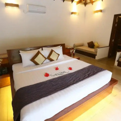 Отель Kihaad Maldives 5* Вилла с различными типами кроватей фото 9