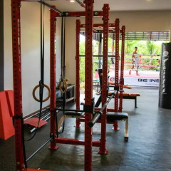 Отель Lanta Gym Muay Thai Ланта фитнесс-зал фото 4