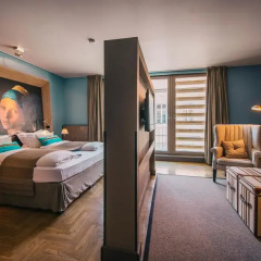 Отель Baltazar Budapest 4* Стандартный номер с различными типами кроватей фото 10