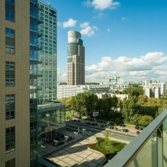 Отель Platinum Towers Central Apartments Польша, Варшава - отзывы, цены и фото номеров - забронировать отель Platinum Towers Central Apartments онлайн балкон