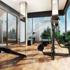 Отель Hill Myna Condotel фитнесс-зал