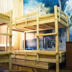 Hostel Kak Doma Кровать в мужском общем номере с двухъярусной кроватью фото 2