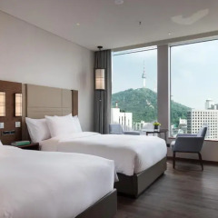 Отель Courtyard by Marriott Seoul Namdaemun 4* Номер Делюкс с различными типами кроватей фото 4