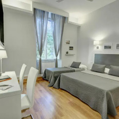 Отель AmoRoma Suite Стандартный номер с двуспальной кроватью фото 9