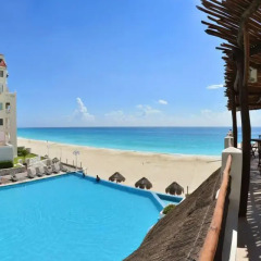 Отель BSEA Cancun Plaza Hotel Мексика, Канкун - отзывы, цены и фото номеров - забронировать отель BSEA Cancun Plaza Hotel онлайн пляж фото 4