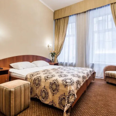 Гостиница Блюз 3* Стандартный номер с двуспальной кроватью