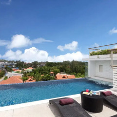 Апартаменты G1 Serviced Apartment Kamala Beach Стандартный номер разные типы кроватей фото 17