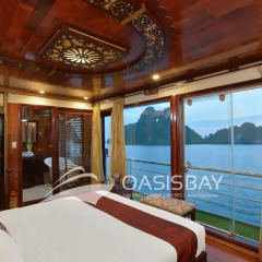 Отель Oasis Bay Classic Cruise Вьетнам, Халонг - отзывы, цены и фото номеров - забронировать отель Oasis Bay Classic Cruise онлайн комната для гостей фото 3