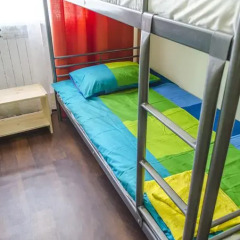 Хостел Достоевский Кровать в общем номере с двухъярусными кроватями фото 15