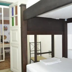 Отель Hostal Pajara Pinta Кровать в общем номере с двухъярусной кроватью фото 17