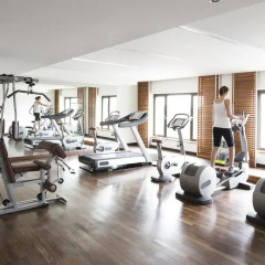 Отель Novotel Berlin Am Tiergarten Hotel Германия, Берлин - 2 отзыва об отеле, цены и фото номеров - забронировать отель Novotel Berlin Am Tiergarten Hotel онлайн фитнесс-зал фото 2