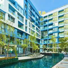 Отель Acqua Condo by MyPattayaStay бассейн