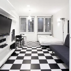 Апартаменты Goodnight Warsaw Apartments Wilcza 26a Студия с различными типами кроватей фото 10