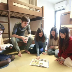 Space Hostel Tokyo Кровать в общем номере фото 5