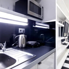 Апартаменты Goodnight Warsaw Apartments Wilcza 26a Студия с различными типами кроватей фото 6