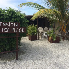Отель Pension Rangiroa Plage парковка