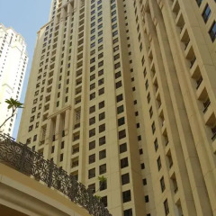 Отель Jumeirah Beach Residence S2 4 Bedroom балкон