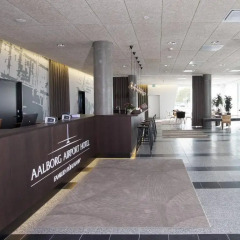 Отель Aalborg Airport Hotel Дания, Бровст - отзывы, цены и фото номеров - забронировать отель Aalborg Airport Hotel онлайн интерьер отеля фото 2