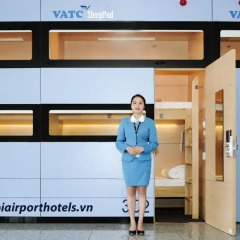 Отель VATC SleepPod Terminal 2 Стандартный номер с различными типами кроватей фото 9