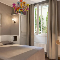Отель Hôtel Tour Eiffel 2* Стандартный номер с двуспальной кроватью фото 6