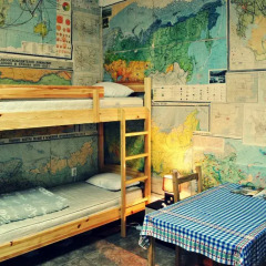 10 Coins Hostel Кровать в общем номере с двухъярусной кроватью фото 3