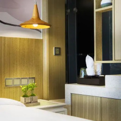 Paco Hotel Guangzhou Gangding Metro Branch 4* Стандартный номер с различными типами кроватей фото 4