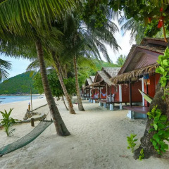 Отель Bottle Beach 1 Resort 3* Бунгало с различными типами кроватей фото 13