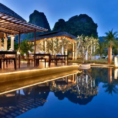 Отель Bhu Nga Thani Resort and Spa питание фото 2