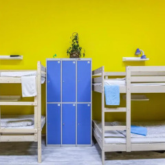 Хостел Пётр Кровать в общем номере с двухъярусной кроватью фото 2