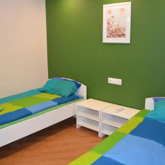 Hostel Nochleg Кровать в общем номере с двухъярусной кроватью фото 23