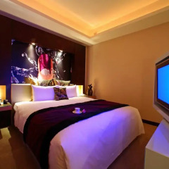 Отель Amain Boutique Motel Danshui 3* Стандартный номер с различными типами кроватей фото 9