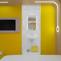 Отель Hôtel Odyssey by Elegancia 3* Стандартный номер с различными типами кроватей фото 4