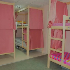 Rus Nagatinskaya Hostel Кровать в общем номере с двухъярусной кроватью