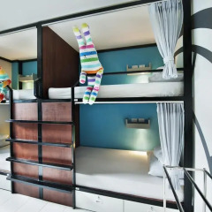 At nights Hostel Кровать в женском общем номере с двухъярусными кроватями фото 2