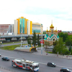 Гостиница Альфа Апартаменты Красный Путь в Омске отзывы, цены и фото номеров - забронировать гостиницу Альфа Апартаменты Красный Путь онлайн Омск приотельная территория