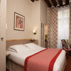 Отель Hôtel de Lutèce 3* Стандартный номер с различными типами кроватей фото 11