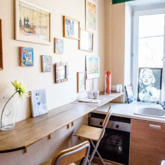 Гостиница Funny Dolphins Apartments Novoslobodskaya в Москве отзывы, цены и фото номеров - забронировать гостиницу Funny Dolphins Apartments Novoslobodskaya онлайн Москва интерьер отеля фото 2