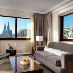 Отель Hyatt Regency Köln 5* Стандартный номер с различными типами кроватей фото 3