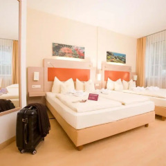 Mercure Hotel Muenchen Airport Aufkirchen 3* Стандартный номер разные типы кроватей фото 3