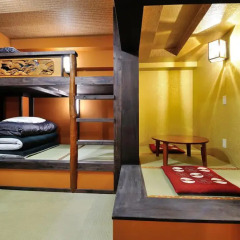 Отель Khaosan World Asakusa Ryokan Кровать в общем номере фото 9