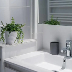 Апартаменты Contemporary Apartment in Nice ванная