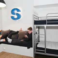 City BackPackers Hostel Кровать в общем номере с двухъярусной кроватью фото 22