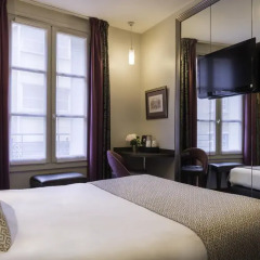 Отель Hôtel de Neuve Le Marais by Happyculture 3* Стандартный номер с двуспальной кроватью фото 3