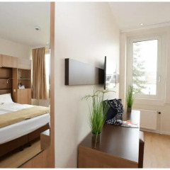 Отель Motel Plus Berlin 3* Номер Комфорт с различными типами кроватей фото 4
