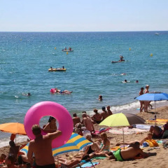 Отель Camping Bella Terra Испания, Бланес - отзывы, цены и фото номеров - забронировать отель Camping Bella Terra онлайн пляж фото 2