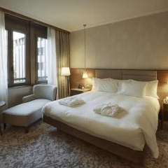 Отель Hilton Milan 4* Номер Делюкс с различными типами кроватей фото 5