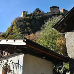 Отель Schlosswirt-oberortl Juval Кастельбелло-Циардес балкон