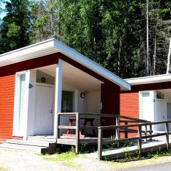 Отель Rastila Camping Helsinki Номер с общей ванной комнатой с различными типами кроватей (общая ванная комната) фото 3